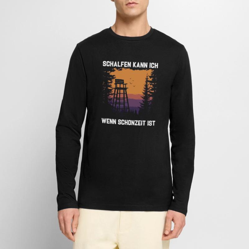 Chasse Saison Fermée T-shirt manches longues Premium bio Homme