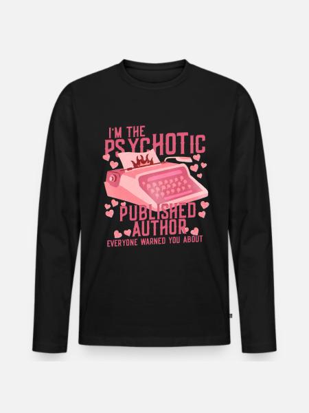 Autor Autoren - Männer Premium Bio Langarmshirt - Schwarz