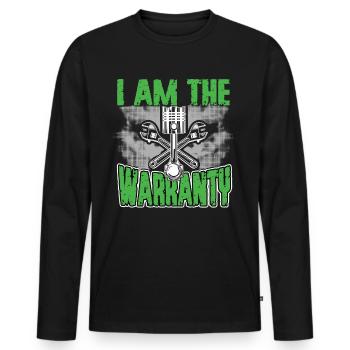 Ich Bin Die Garantie Garage Automechaniker Beruf - Männer Premium Bio Langarmshirt - Schwarz - Vorne - Nico (187cm)