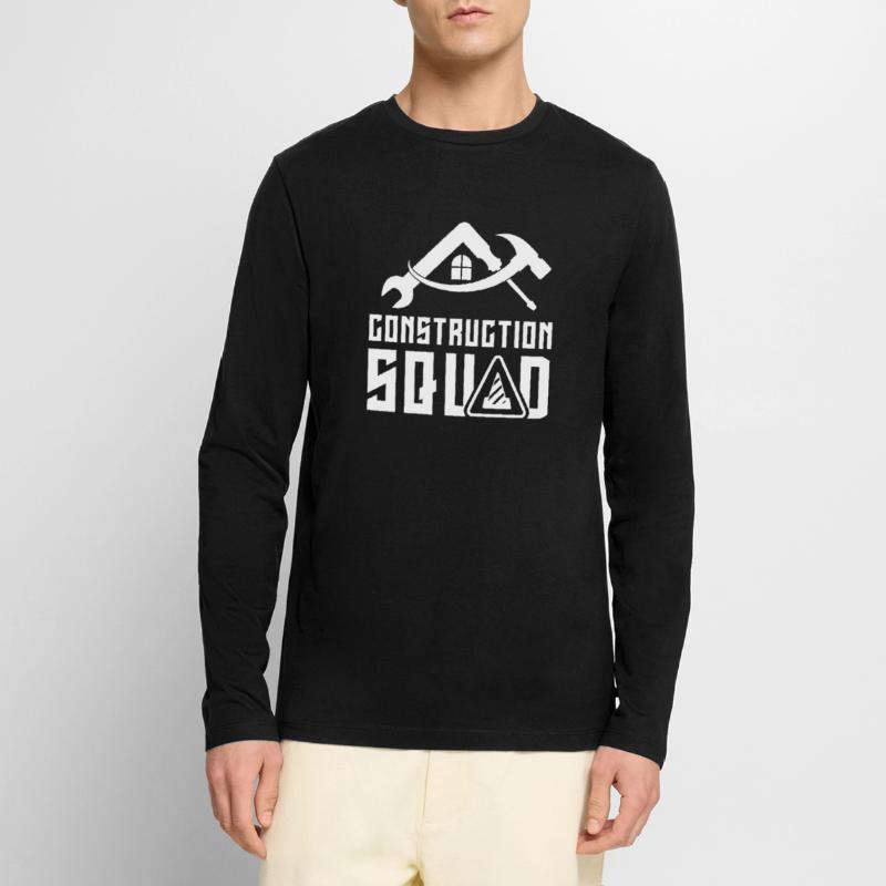 Construction team Teamwork Construction Team Construction site Construction workers Men's Premium Organic Long Sleeve Shirt