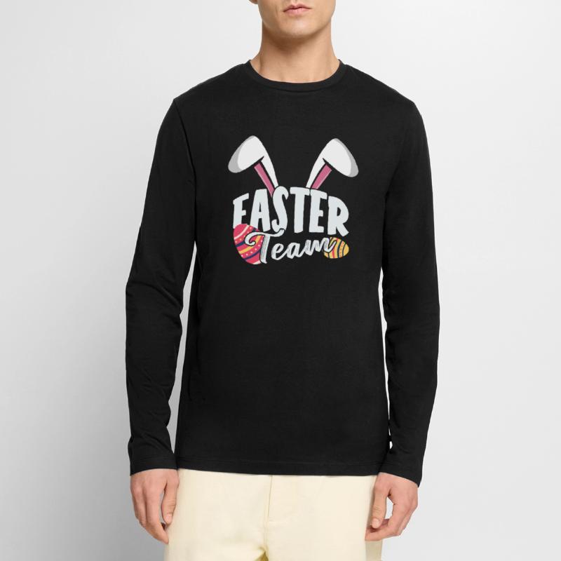 Easter Team Easter Easter Easter Easter Easter Men's Premium Organic Long Sleeve Shirt