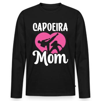 Capoeira Mutter Hobby Brasilianisch Kampfsport - Männer Premium Bio Langarmshirt - Schwarz - Vorne - Nico (187cm)