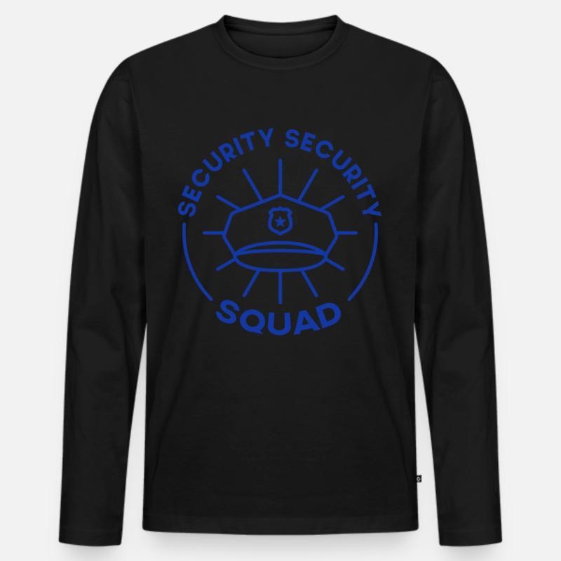 Security Command Bouncer Security Security - Men's Premium Organic Long Sleeve Shirt - black