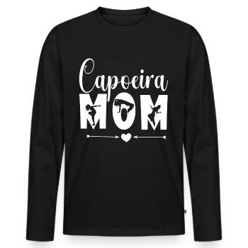 Capoeira Mutter Kampfsport Brasilianisch Hobby - Männer Premium Bio Langarmshirt - Schwarz - Vorne - Nico (187cm)