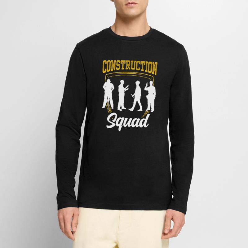 Construction team Teamwork Construction site Construction worker Construction team Men's Premium Organic Long Sleeve Shirt