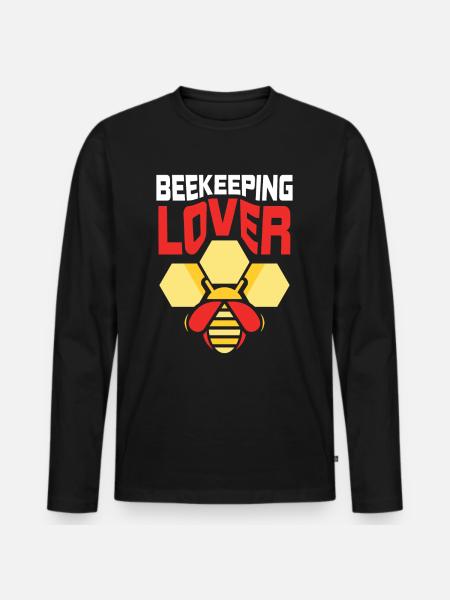 Beekeeping lover Beekeeping Beekeepers Beekeepers - Men's Premium Organic Long Sleeve Shirt - black