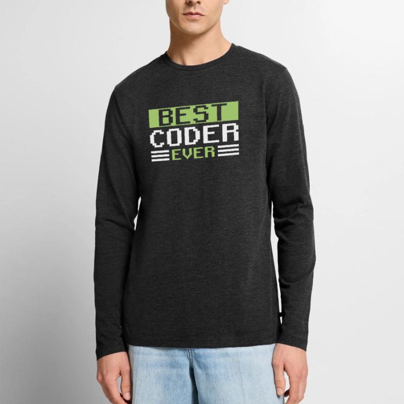 Best Programmer Ever Code Coding Coder Men's Premium Organic Long Sleeve Shirt