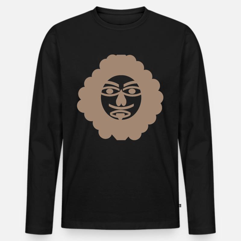 Prinz - Männer Premium Bio Langarmshirt - Schwarz