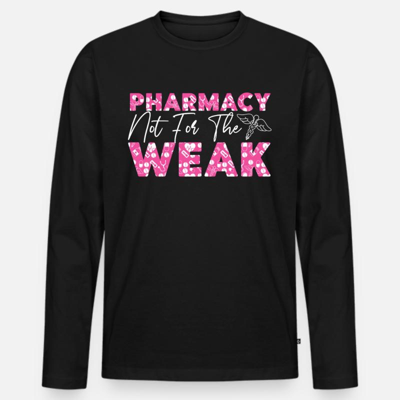 Pharmacy Tech Technician - Männer Premium Bio Langarmshirt - Schwarz