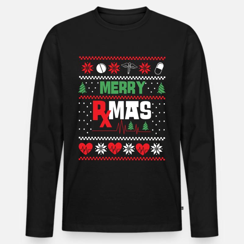 Pharmacy Tech Technician - Männer Premium Bio Langarmshirt - Schwarz