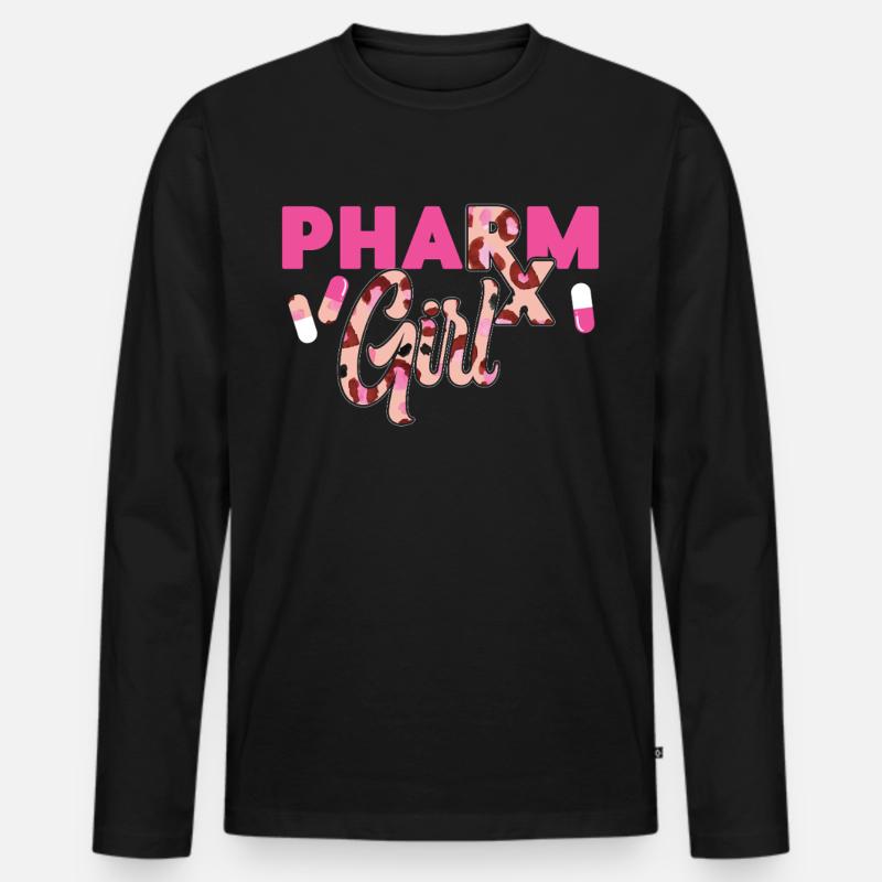 Pharmacy Tech Technician - Männer Premium Bio Langarmshirt - Schwarz
