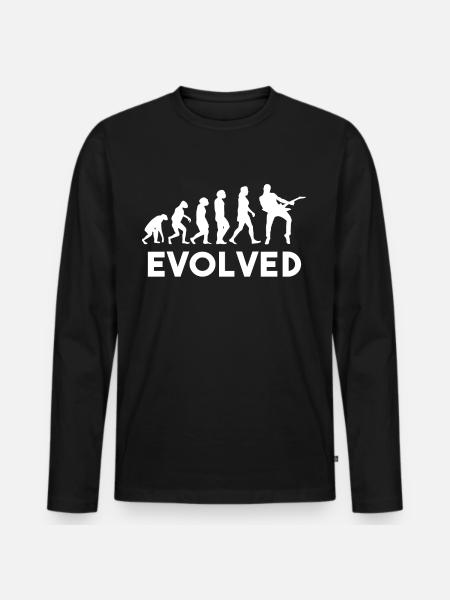 Bassist Bass Guitarre - Men's Premium Organic Long Sleeve Shirt - black