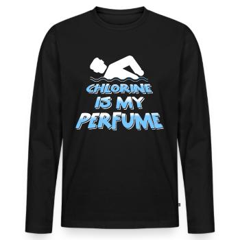 Water polo player water polo team coach - Men's Premium Organic Long Sleeve Shirt - black - Front - Nico (187cm)