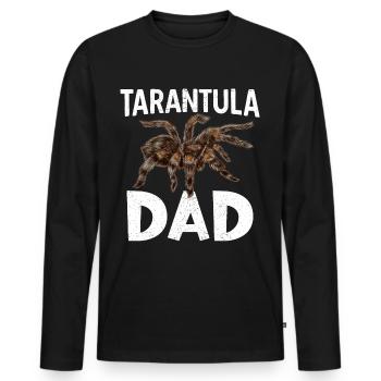 Tarantula Spiders Pet Tarantulas Collector - Men's Premium Organic Long Sleeve Shirt - black - Front - Nico (187cm)