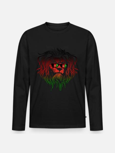 Afghanistan - Men's Premium Organic Long Sleeve Shirt - black