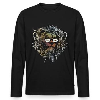 Îles Vierges américaines - T-shirt manches longues Premium bio Homme - noir - Devant - Nico (187cm)