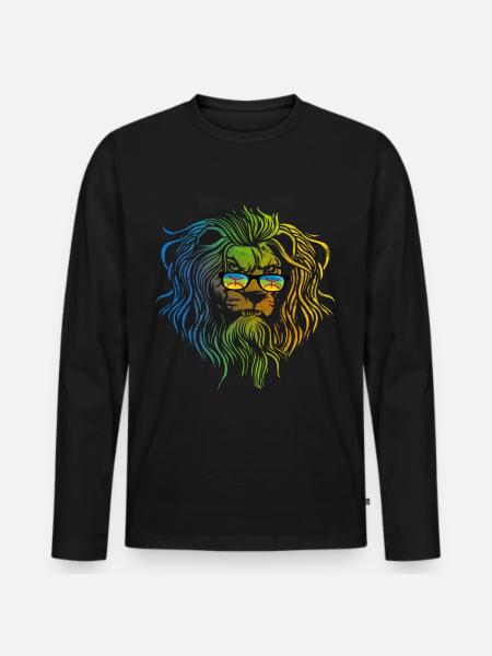 Amazigh - Men's Premium Organic Long Sleeve Shirt - black