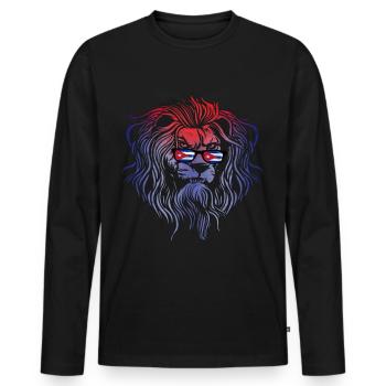 Cuba - T-shirt manches longues Premium bio Homme - noir - Devant - Nico (187cm)