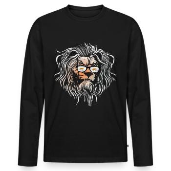 Zypern - Männer Premium Bio Langarmshirt - Schwarz - Vorne - Nico (187cm)