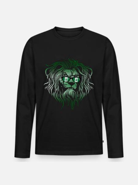 Norfolk Island - Men's Premium Organic Long Sleeve Shirt - black