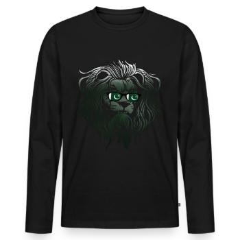 Pakistan - Men's Premium Organic Long Sleeve Shirt - black - Front - Nico (187cm)