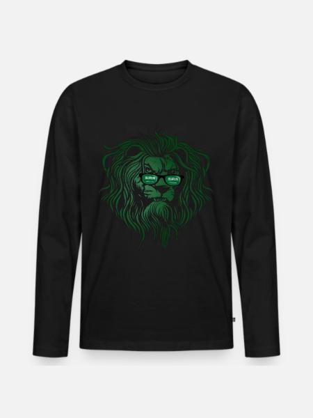 Saudi Arabia - Men's Premium Organic Long Sleeve Shirt - black