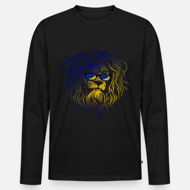 Tokelau - Männer Premium Bio Langarmshirt - Schwarz