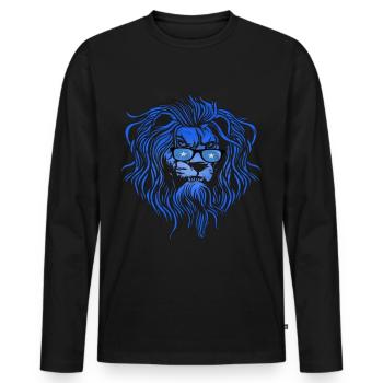 Somalia - Men's Premium Organic Long Sleeve Shirt - black - Front - Nico (187cm)