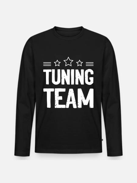 Tuning Team Tuner - Men's Premium Organic Long Sleeve Shirt - black