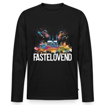 Cologne Kölle Carnival Gebützt Kölle Alaaf Jeck Party - Men's Premium Organic Long Sleeve Shirt - black - Front - Nico (187cm)