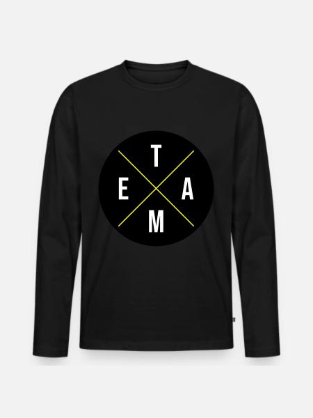 Cercle d’équipe - T-shirt manches longues Premium bio Homme - noir