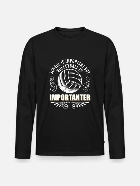 Sports Player Ball - Men's Premium Organic Long Sleeve Shirt - black