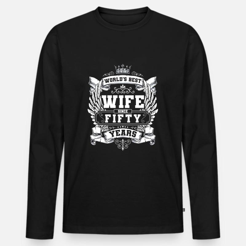 Feiern Trinken Bier - Männer Premium Bio Langarmshirt - Schwarz