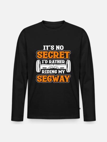 Segway Fun Véhicule Mode Véhicule - T-shirt manches longues Premium bio Homme - noir