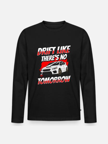 Drifting Car Asphalt Speedster - Men's Premium Organic Long Sleeve Shirt - black