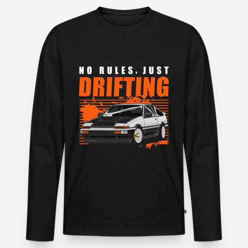 Driften Ringtool Drift - Männer Premium Bio Langarmshirt - Schwarz
