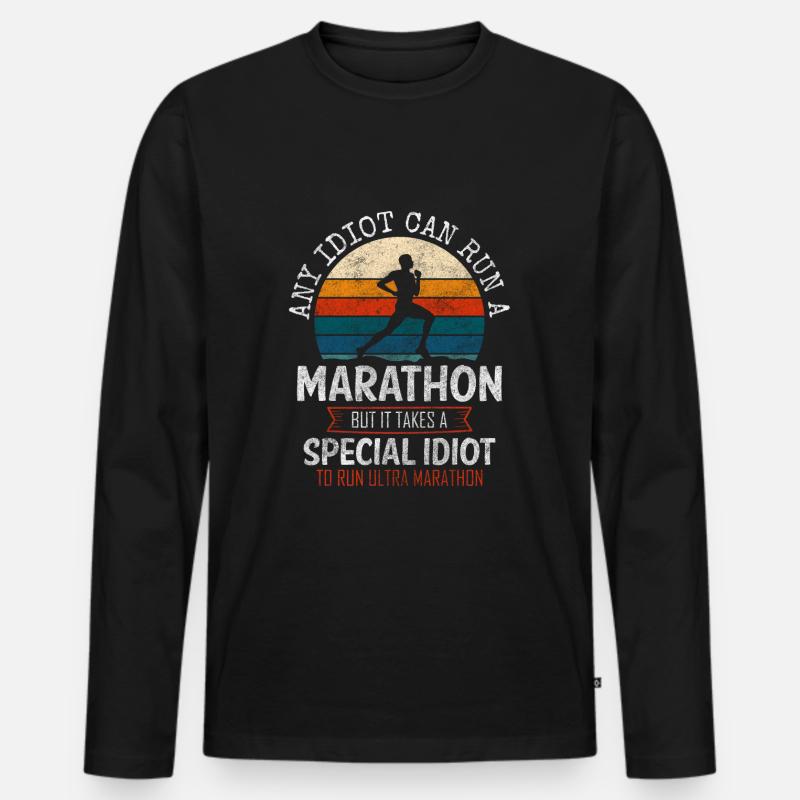 Sarkasmus Kollegen - Männer Premium Bio Langarmshirt - Schwarz