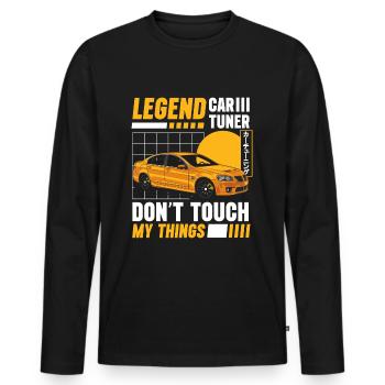 Tuner Performance Screwdriver Workshop - Men's Premium Organic Long Sleeve Shirt - black - Front - Nico (187cm)