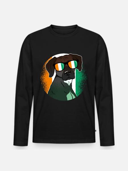 Ivory Coast - Men's Premium Organic Long Sleeve Shirt - black