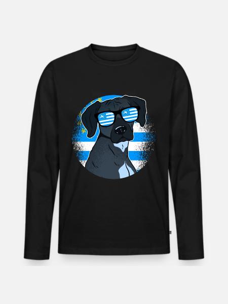 Südkamerun - Männer Premium Bio Langarmshirt - Schwarz