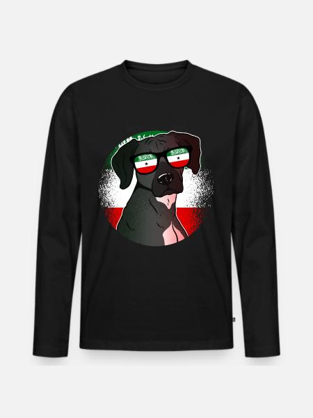 Somaliland - Men's Premium Organic Long Sleeve Shirt - black
