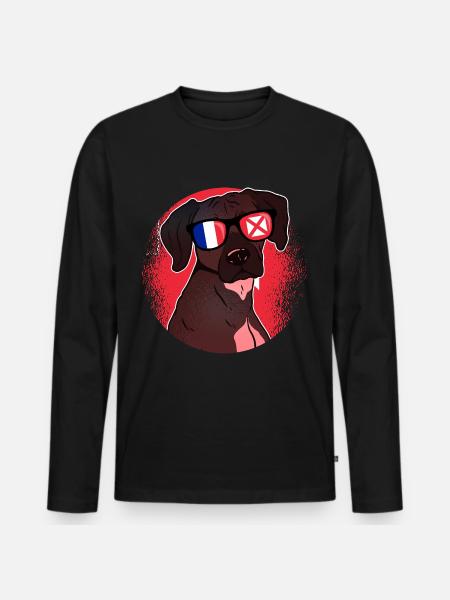 Wallis et Futuna - T-shirt manches longues Premium bio Homme - noir