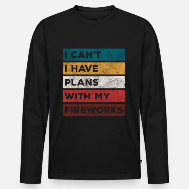 Technik Party Sicherheit - Männer Premium Bio Langarmshirt - Schwarz