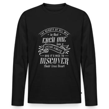 Männer Saufen Trinksport Feiertag - Männer Premium Bio Langarmshirt - Schwarz - Vorne - Nico (187cm)