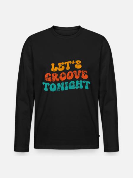 Groove ce soir - T-shirt manches longues Premium bio Homme - noir