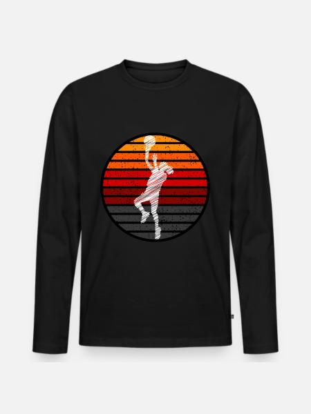 Basketteur - T-shirt manches longues Premium bio Homme - noir