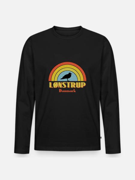 Lönstrup, Denmark - Men's Premium Organic Long Sleeve Shirt - black