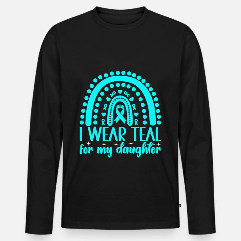 Angststörung Anxiety disorder - Männer Premium Bio Langarmshirt - Schwarz