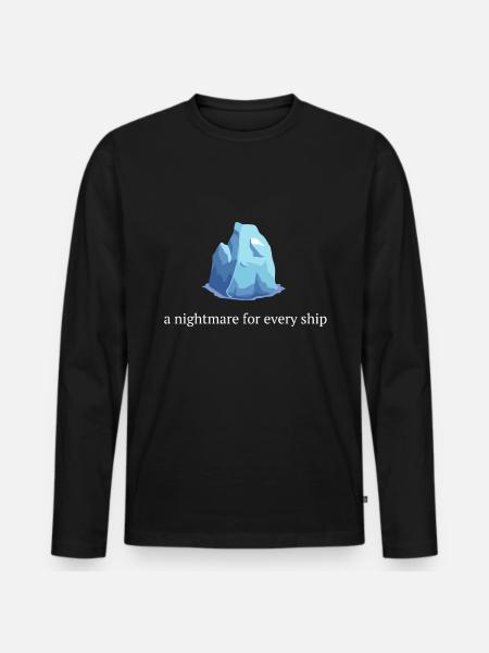 movie - Men's Premium Organic Long Sleeve Shirt - black