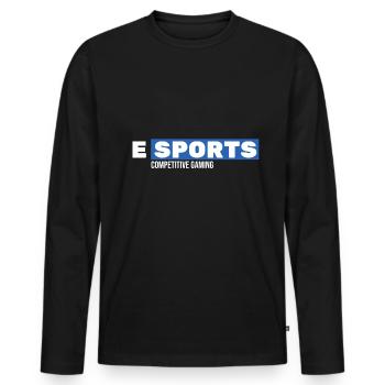 esports gaming - Men's Premium Organic Long Sleeve Shirt - black - Front - Nico (187cm)